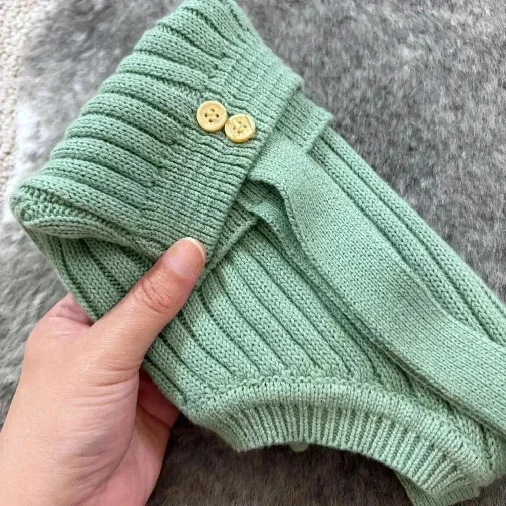 Baby Knit Overall Romper